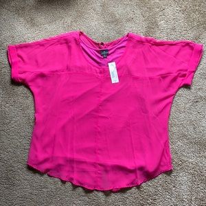 New‼️Worthington Ladies Sheer Layered Blouse